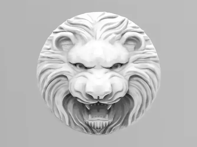 Lion pendan 3D model