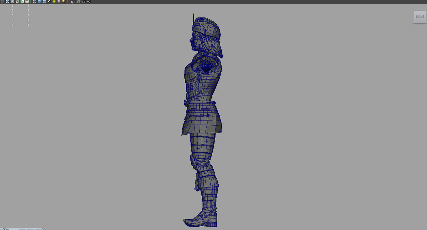 historical spartan soldier 3d model 3D model_11