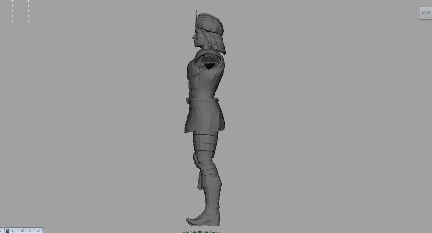 historical spartan soldier 3d model 3D model_10