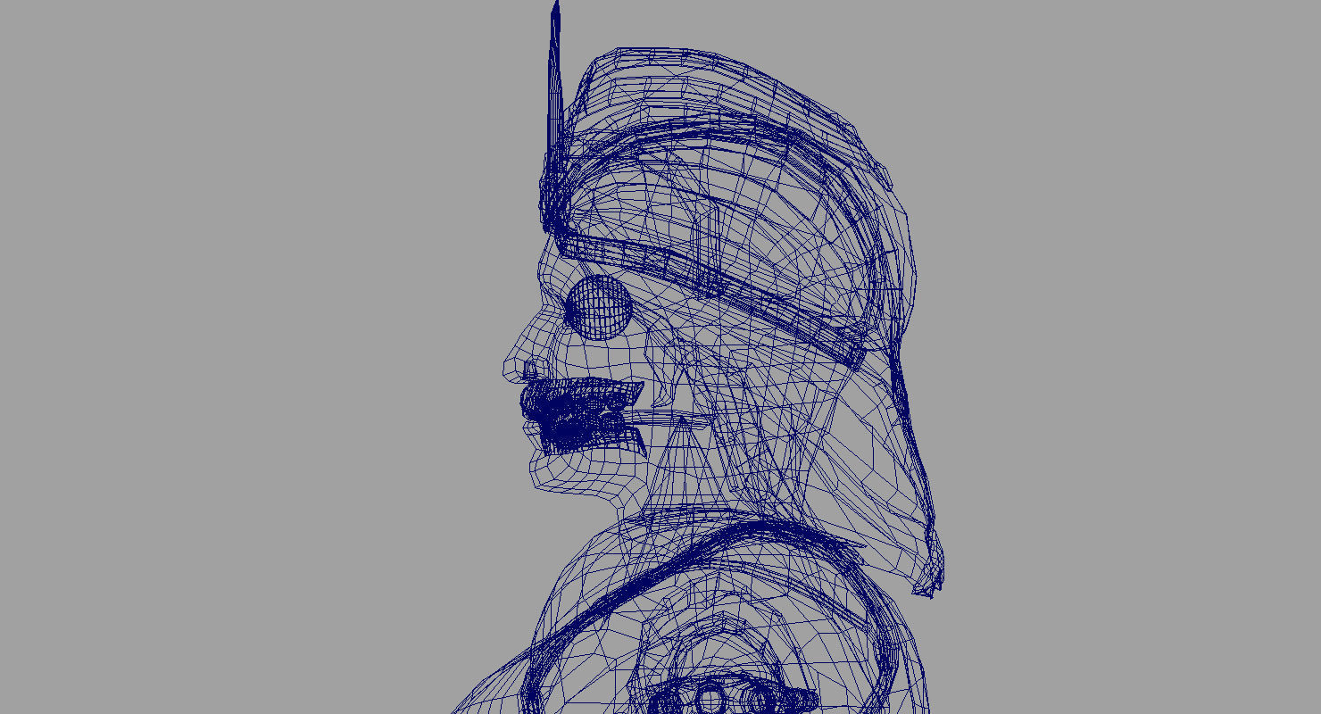 historical spartan soldier 3d model 3D model_2