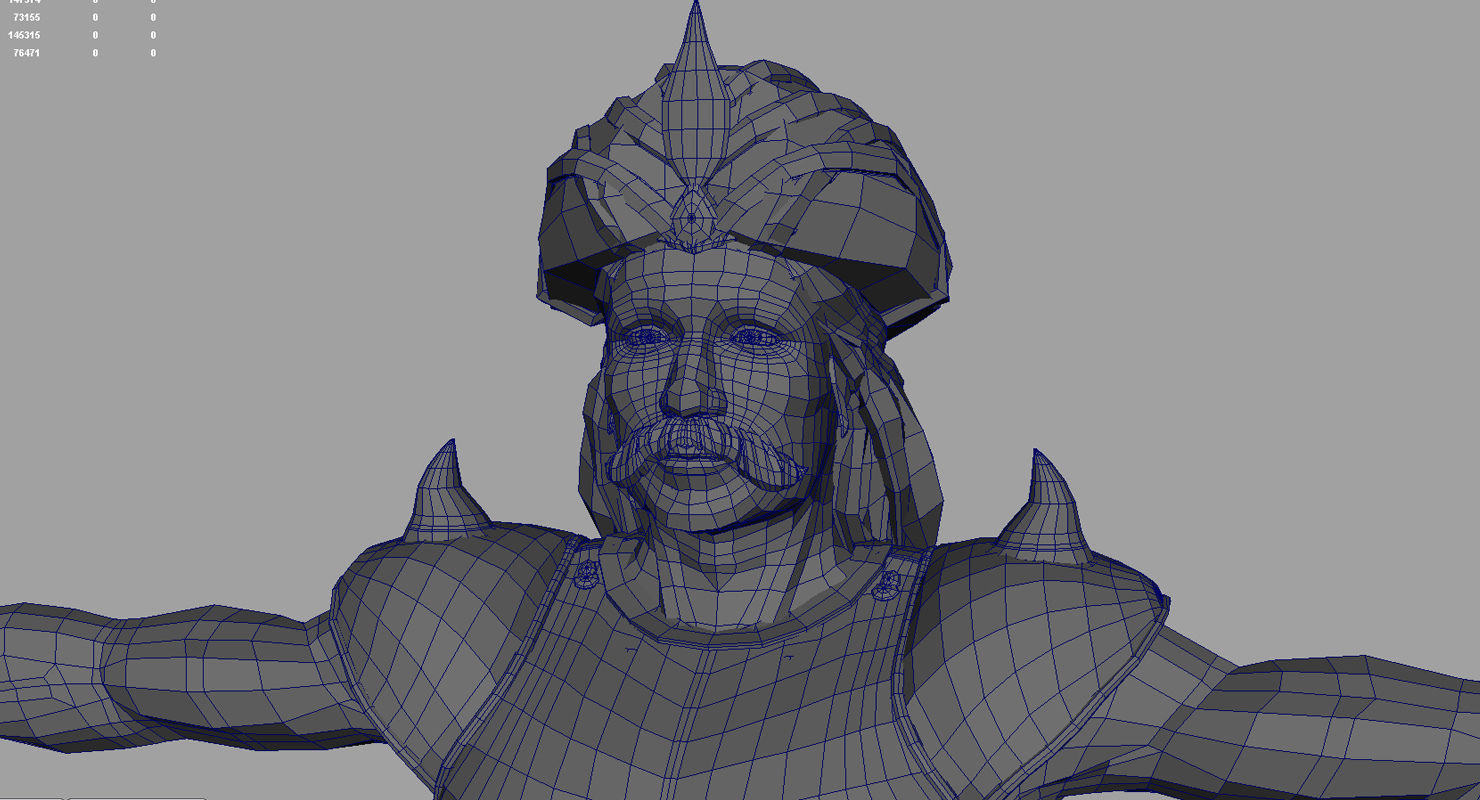 historical spartan soldier 3d model 3D model_3