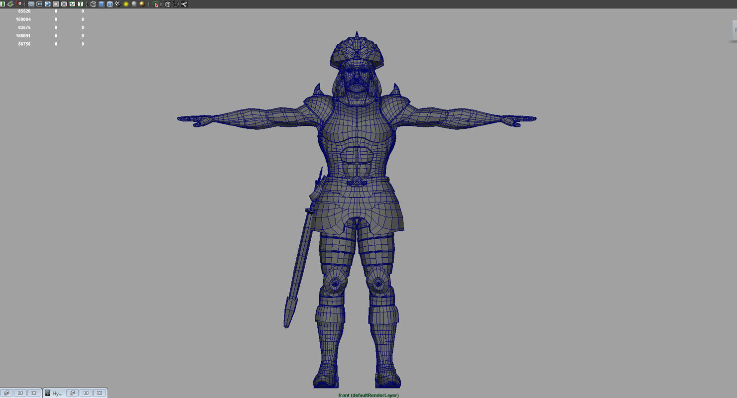 historical spartan soldier 3d model 3D model_8