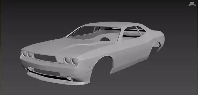 Dodge Challenger 2008 Body for print