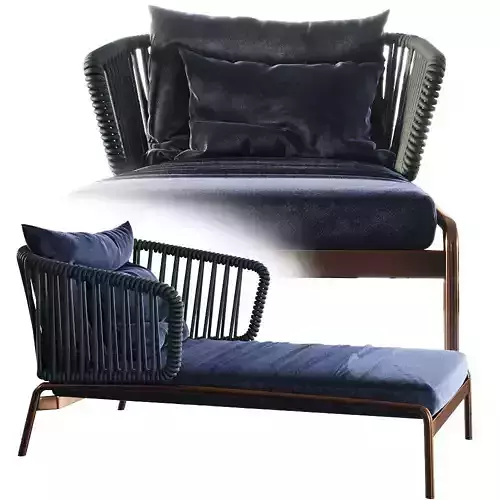 RODA SPOOL  Garden deck chair