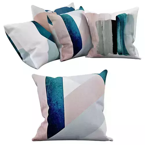 Pillow set 08 Watercolor