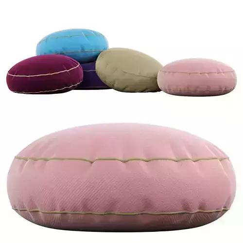 Pillow set 10 Round velvet pillow
