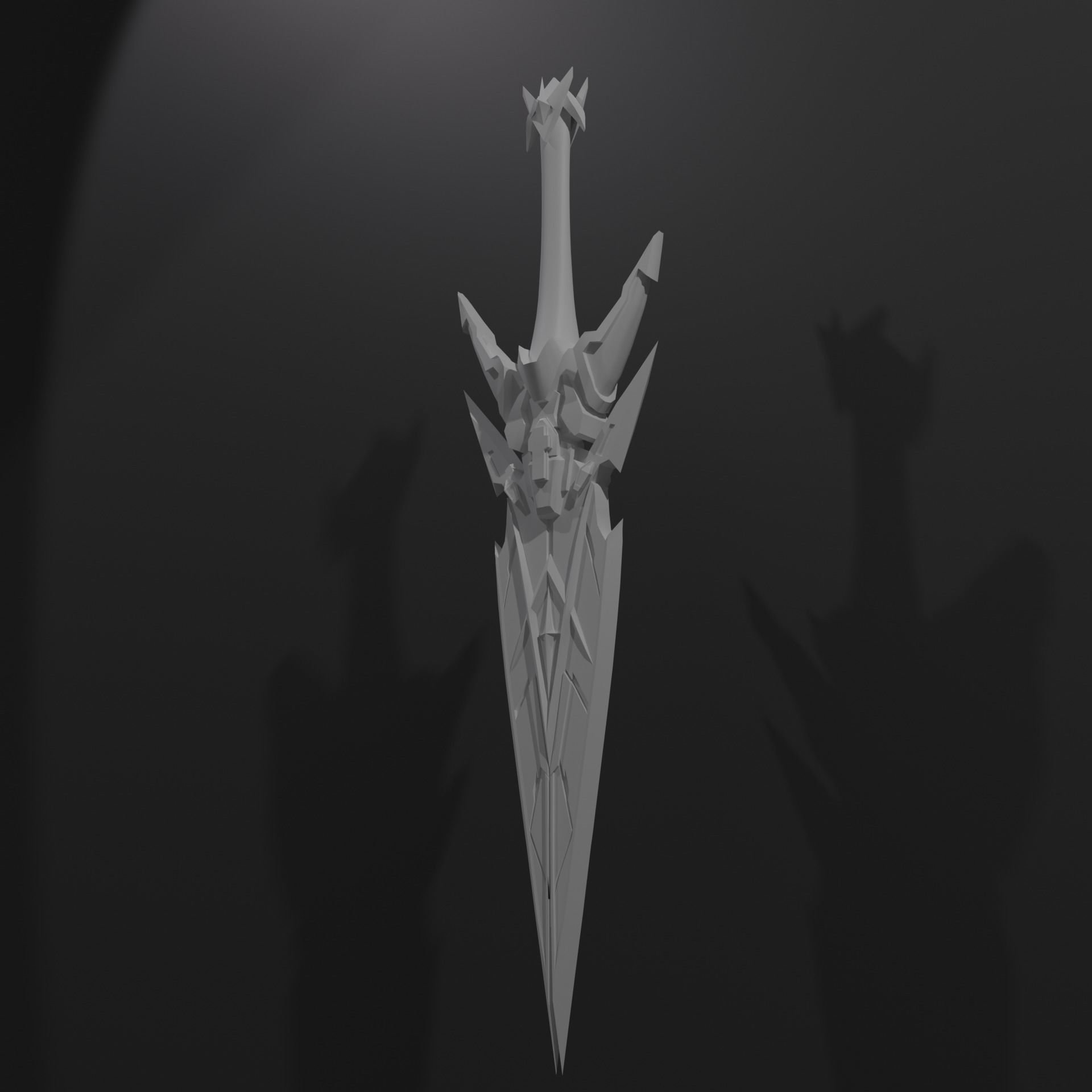 Mythras aegis sword Free 3D model_4