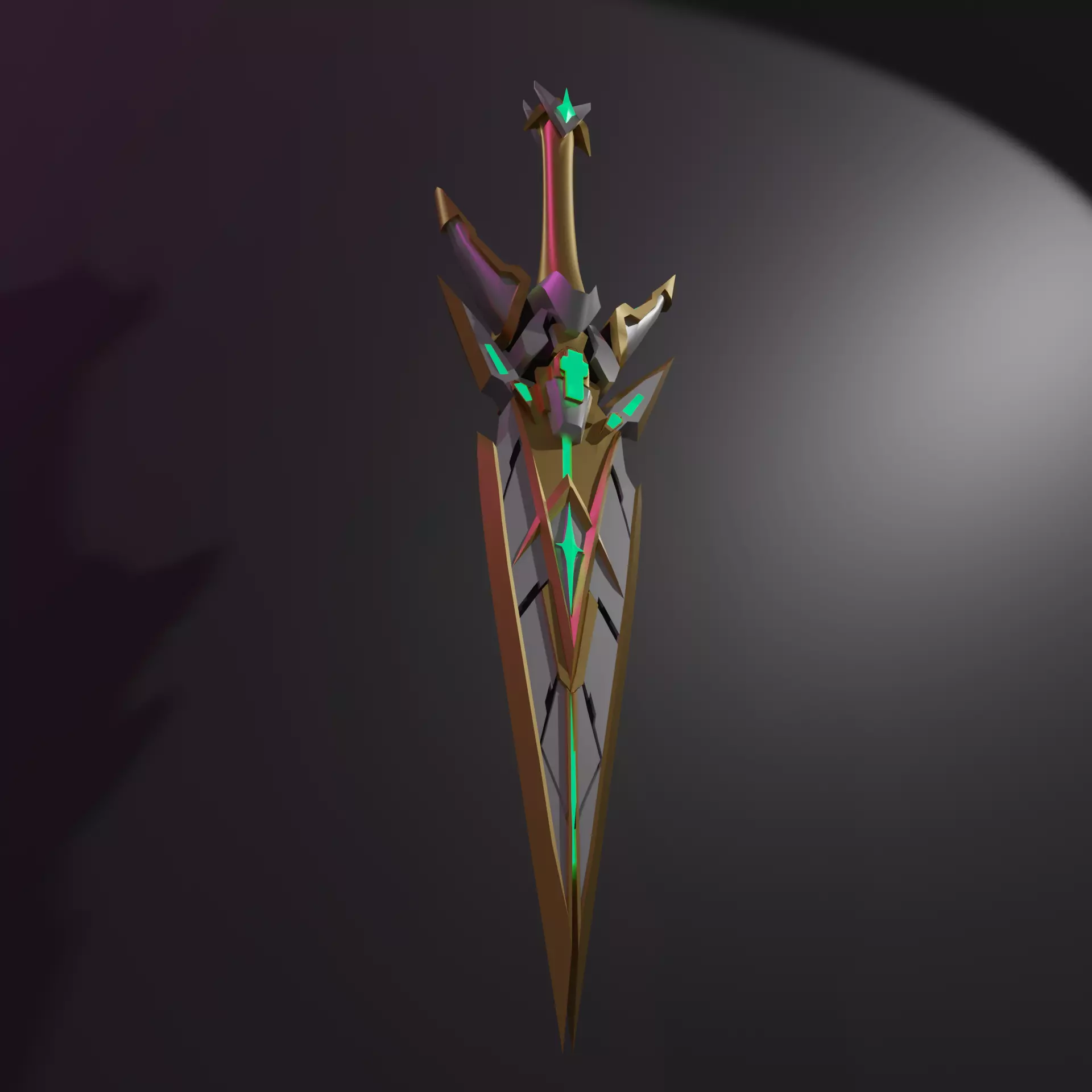 Mythras aegis sword Free 3D model_0