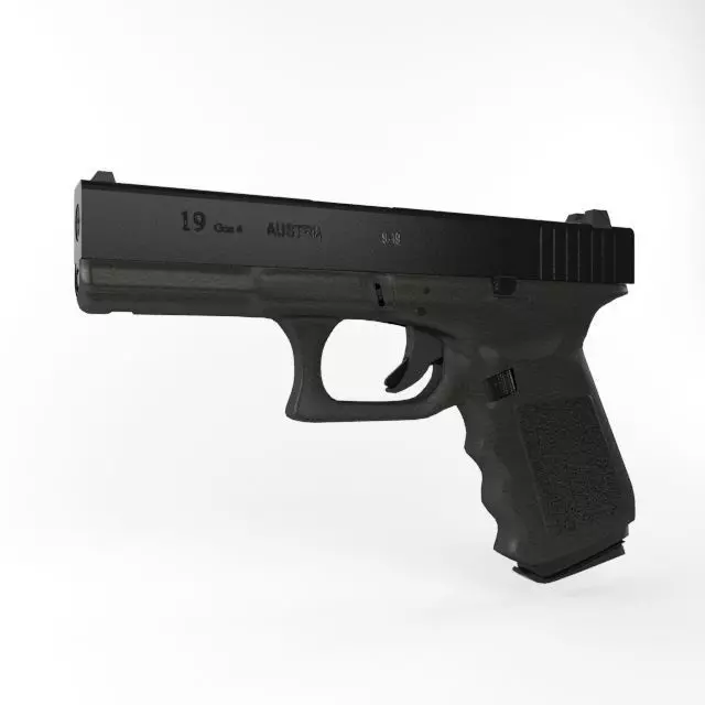 Glock 19 Pistol 3D model