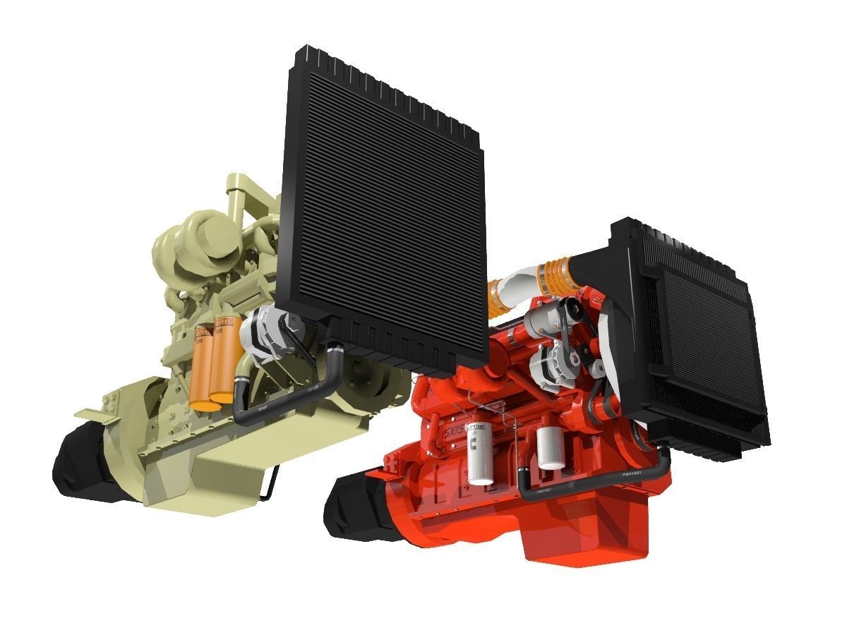 Diesel Engines 3D model_2