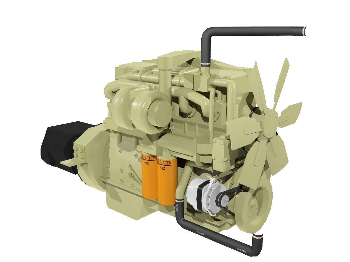 Diesel Engines 3D model_7