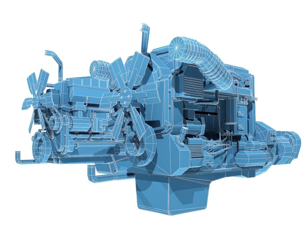Diesel Engines 3D model_16