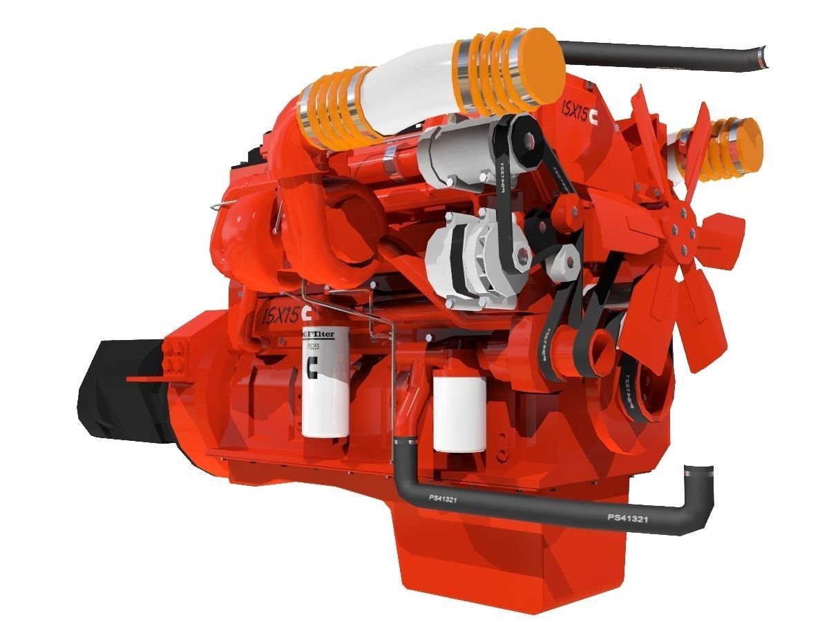 Diesel Engines 3D model_11