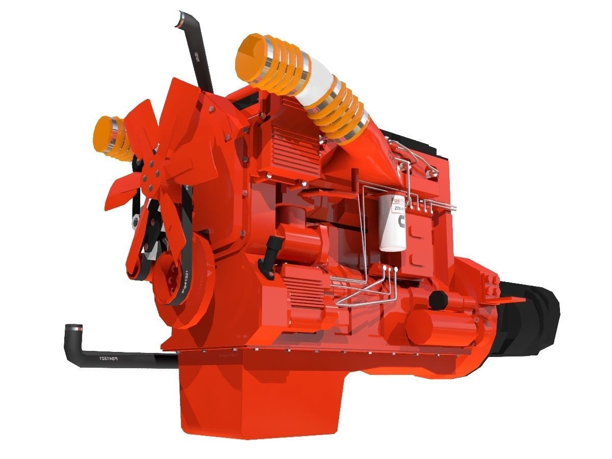 Diesel Engines 3D model_8