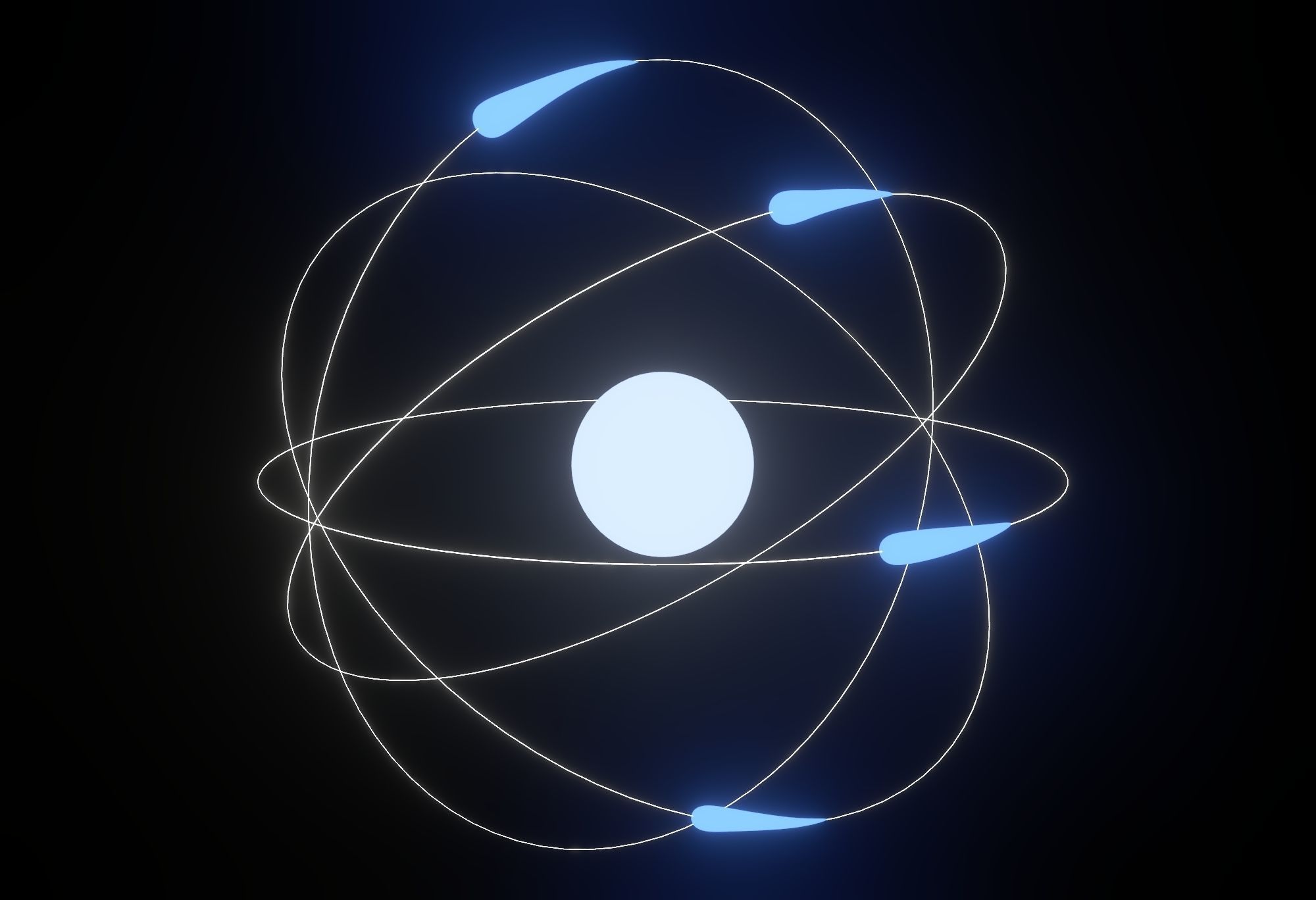 Animated atom 3D model_2