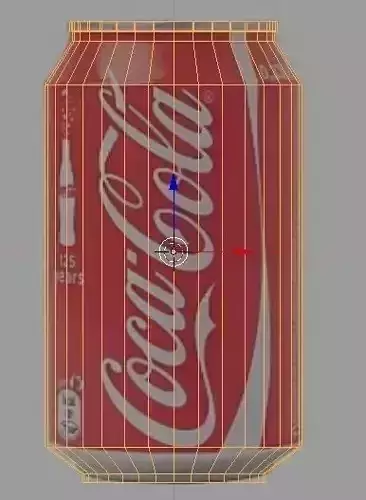 Cannette coca cola can Free low-poly 3D model