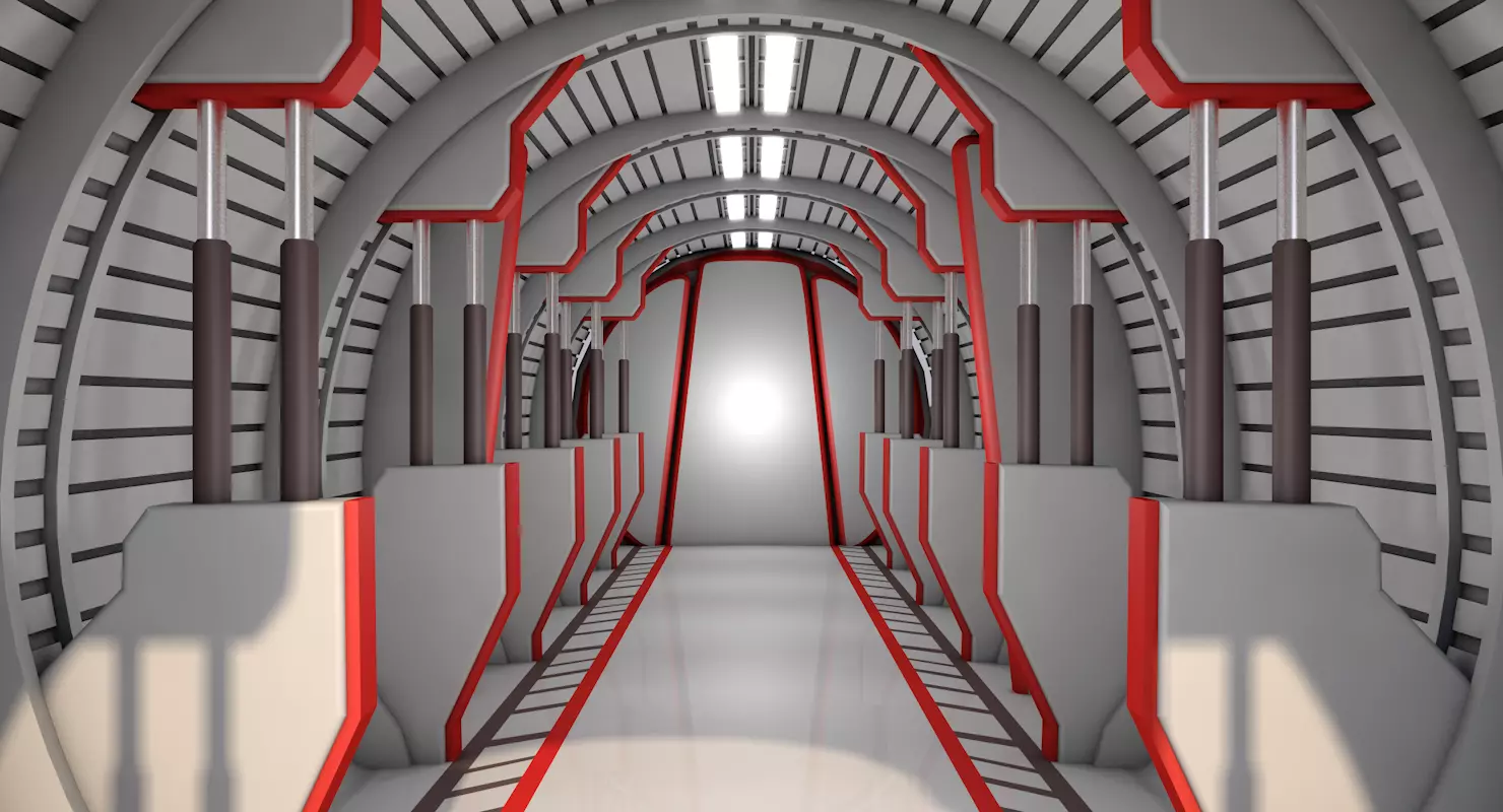 Sci Fi Interior 3D model