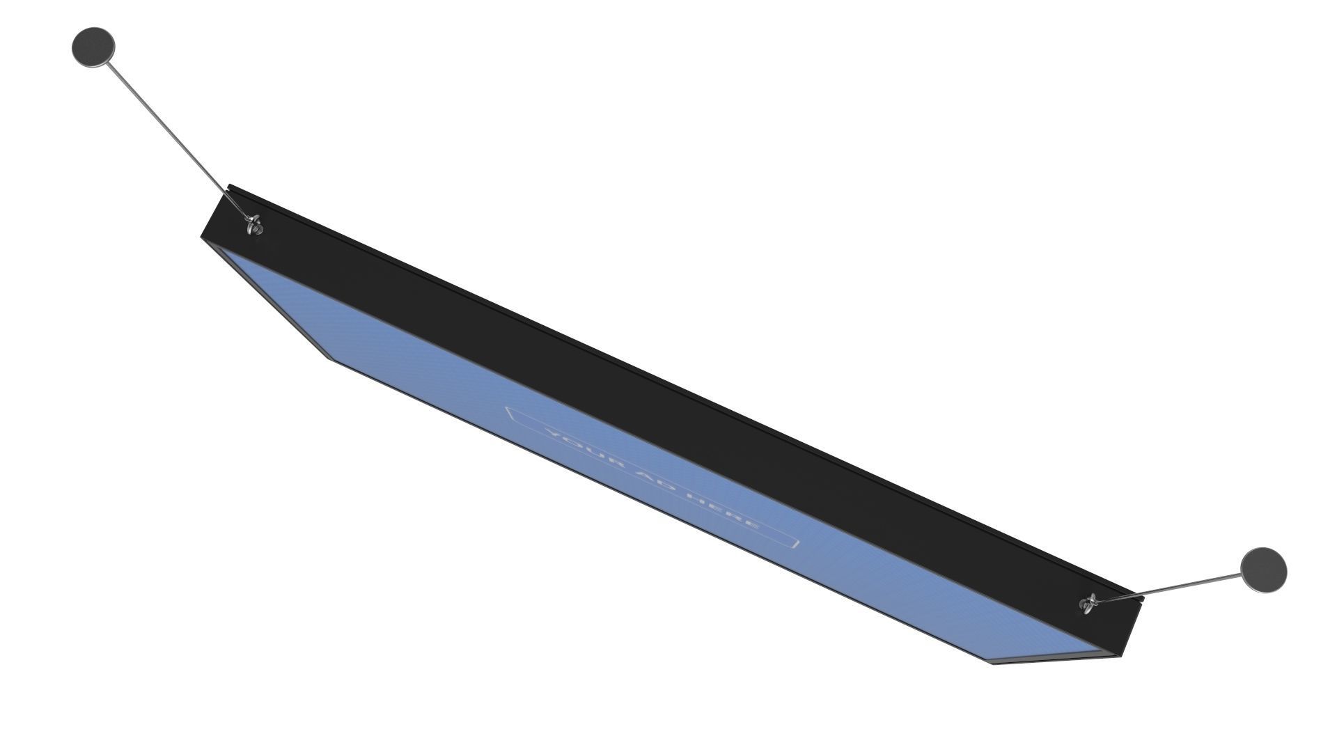 Digital Panel Horizontal 43 Inch 3D model_9