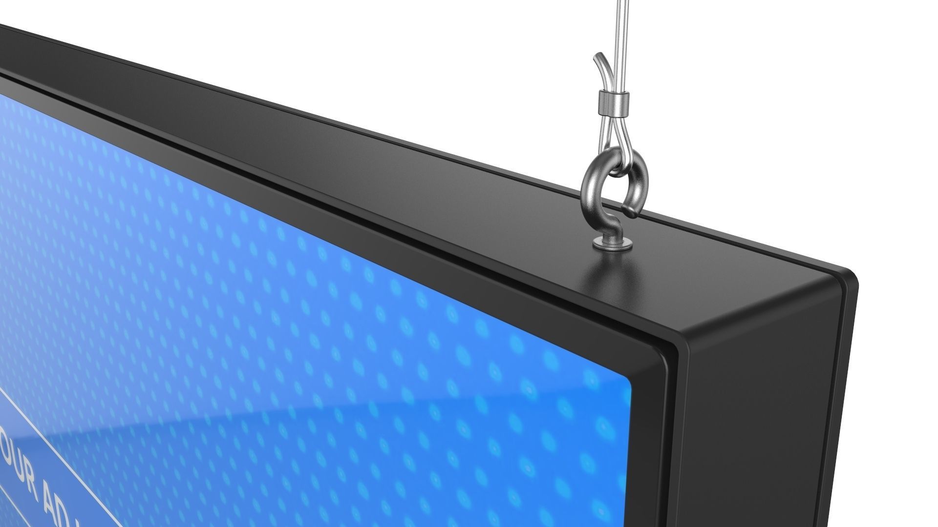 Digital Panel Horizontal 43 Inch 3D model_10