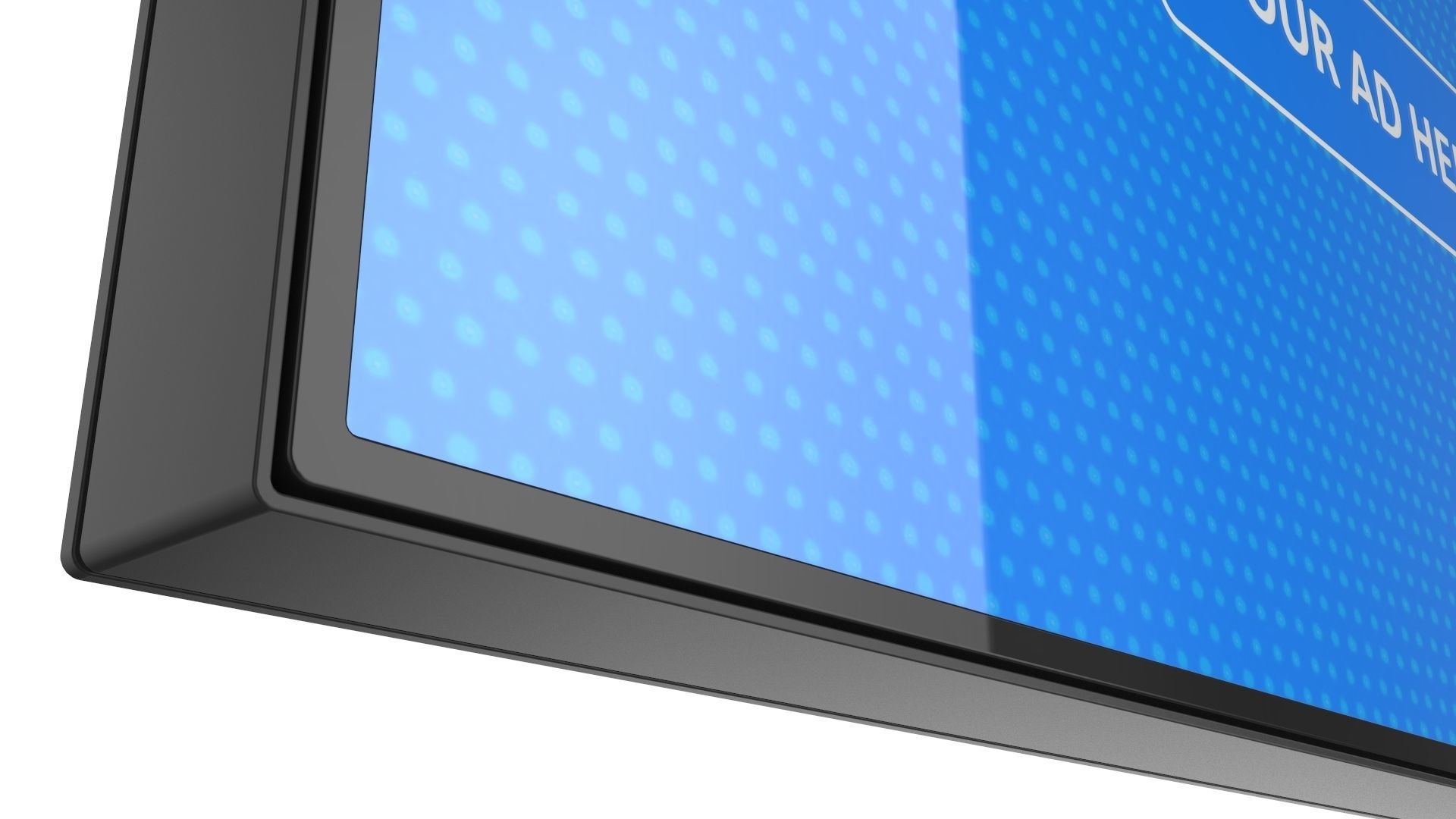 Digital Panel Horizontal 43 Inch 3D model_12
