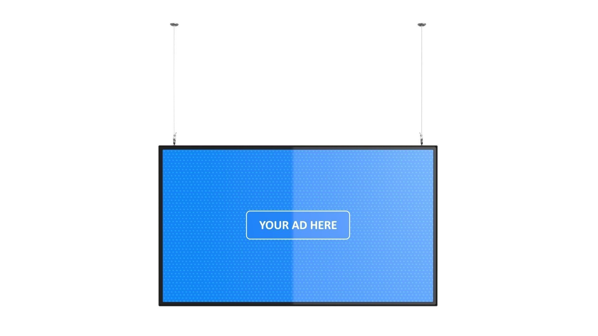 Digital Panel Horizontal 43 Inch 3D model_1