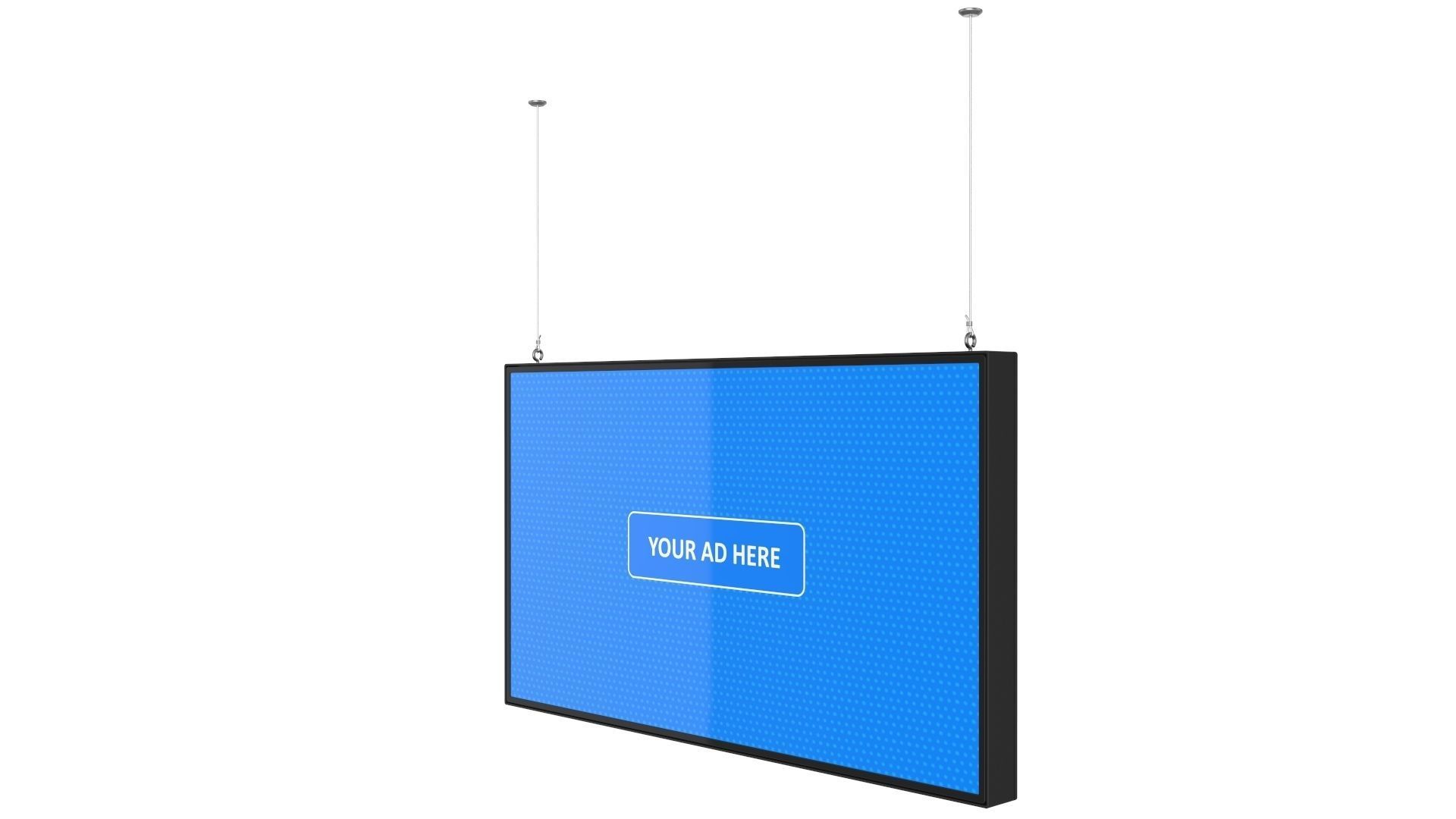 Digital Panel Horizontal 43 Inch 3D model_8