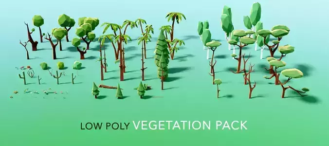 Low Poly Vegetation Pack