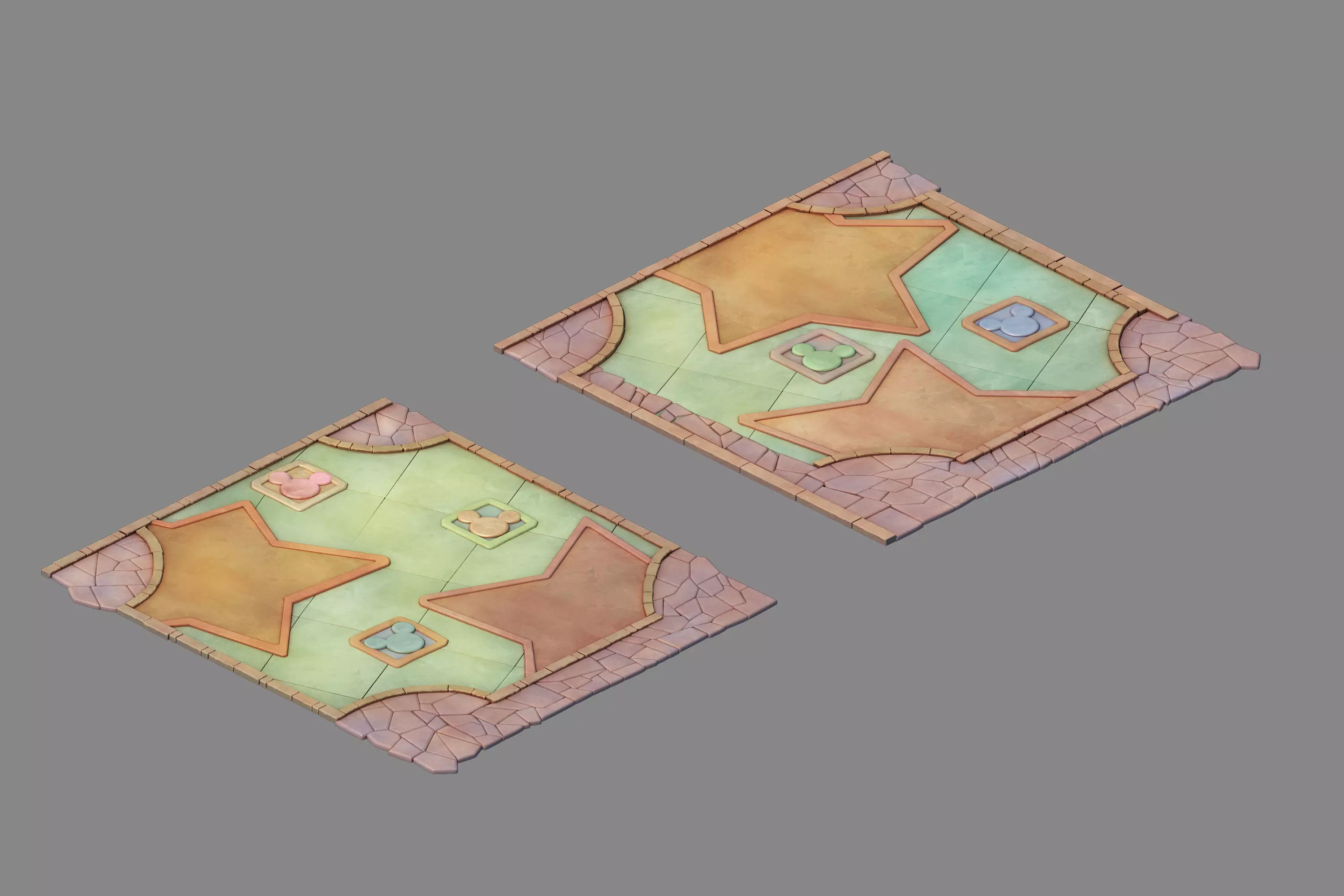 Disney main city - ground 31 3D model_0