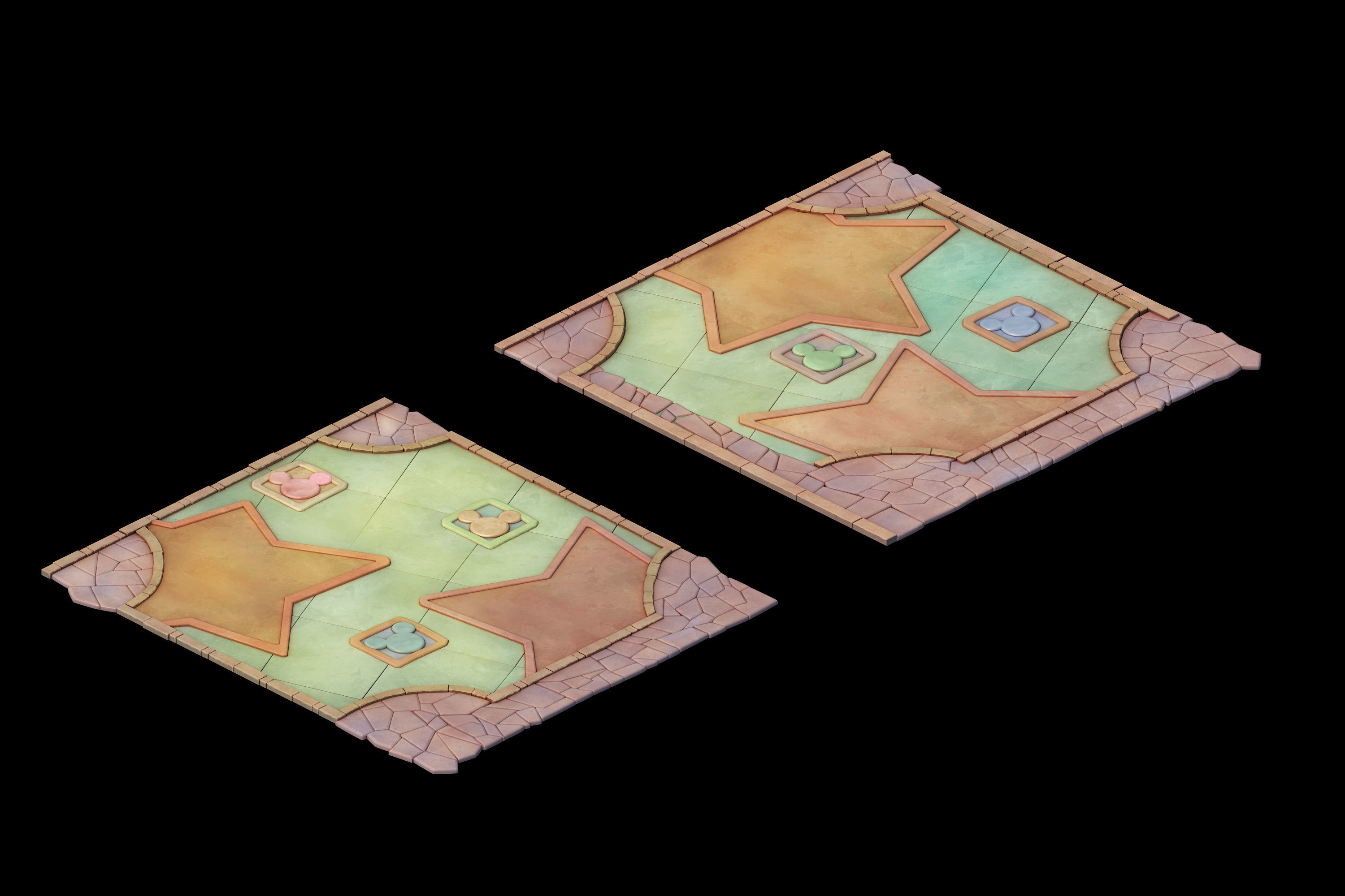 Disney main city - ground 31 3D model_1