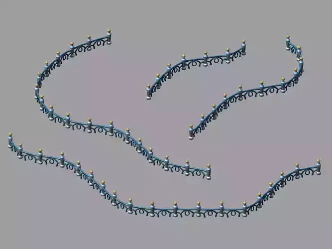 Disney main city - fence 02