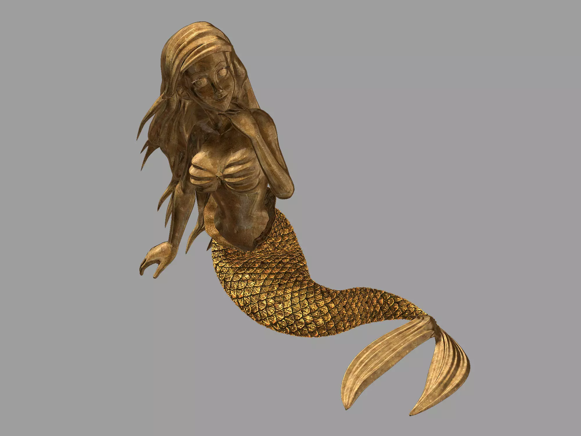 Disney main city - Mermaid 066 3D model_0