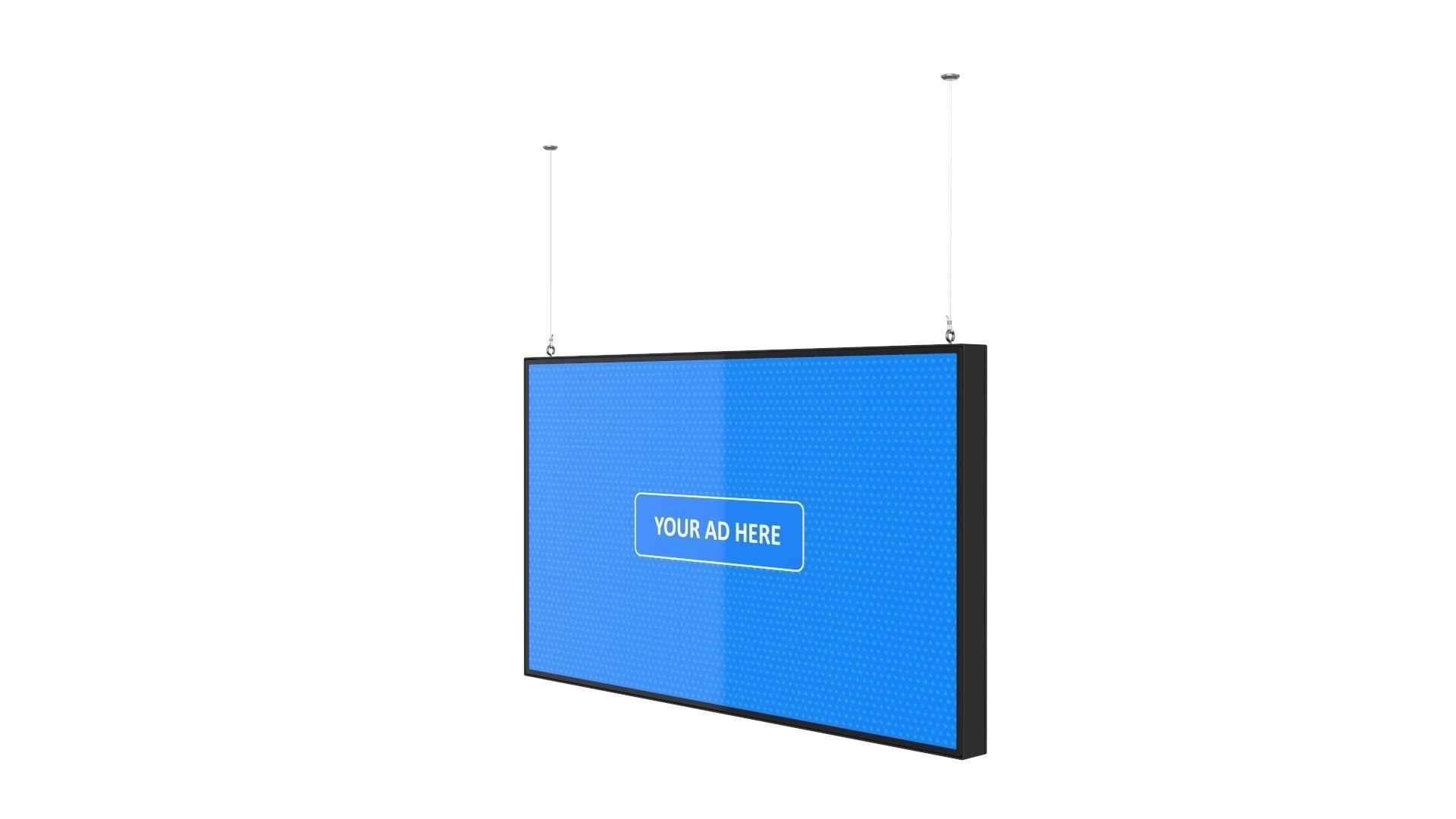 Digital Panel Horizontal 49 Inch 3D model_8