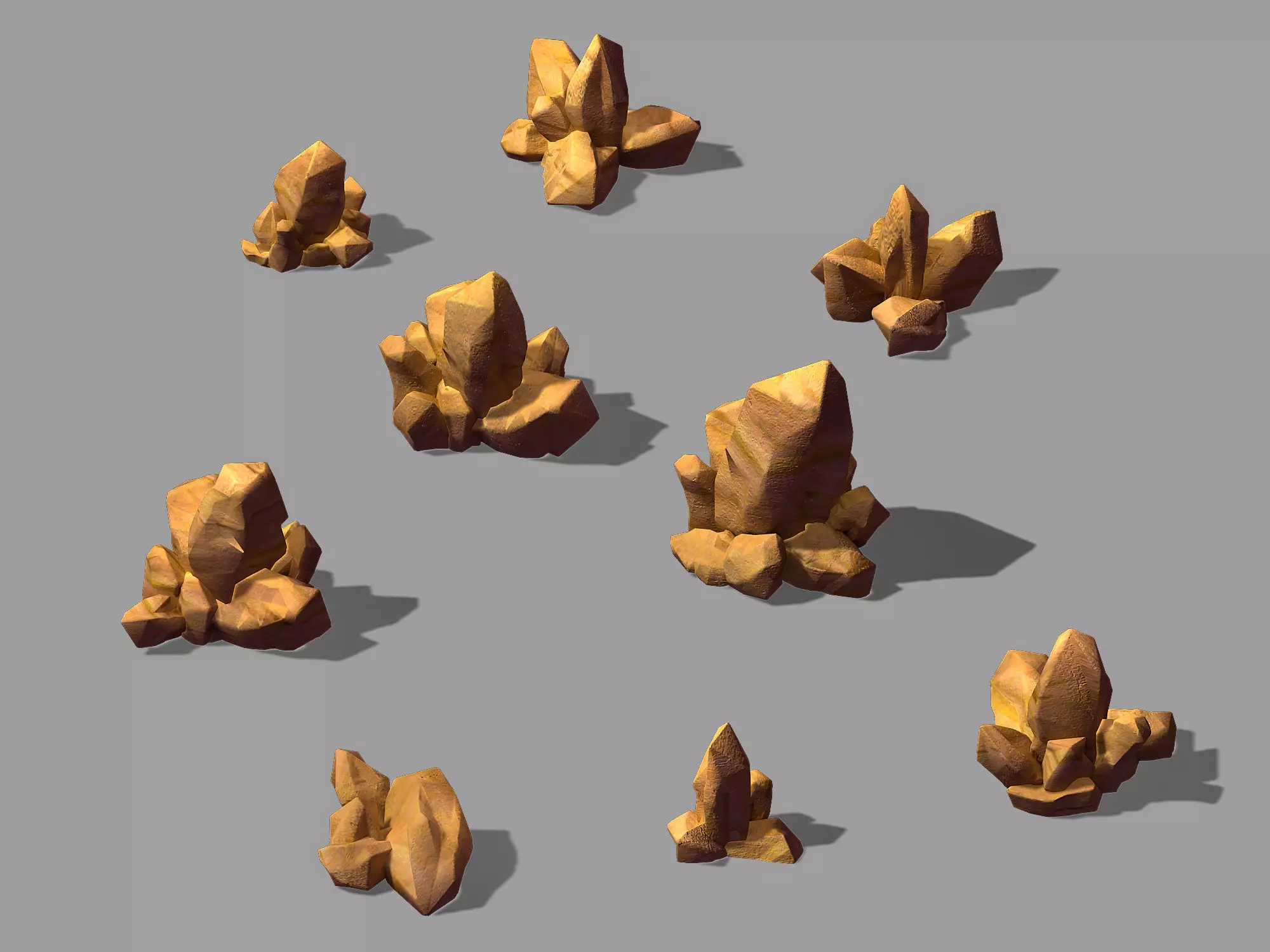 Disney main city - Stone 03 3D model_0