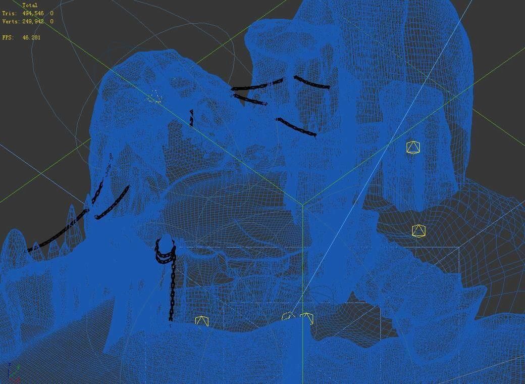 Hell - Stone Mountain - Magma 06 3D model_2