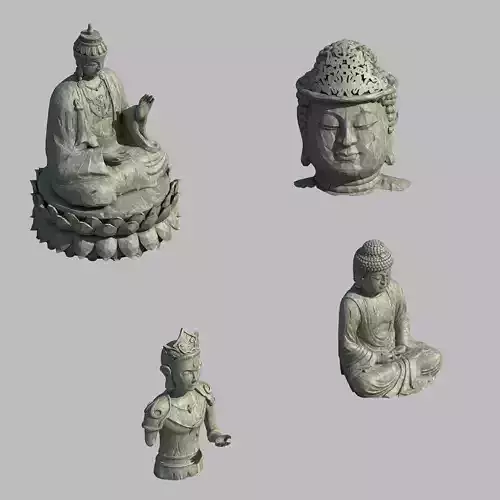 Sculpture - Pool Buddha 12