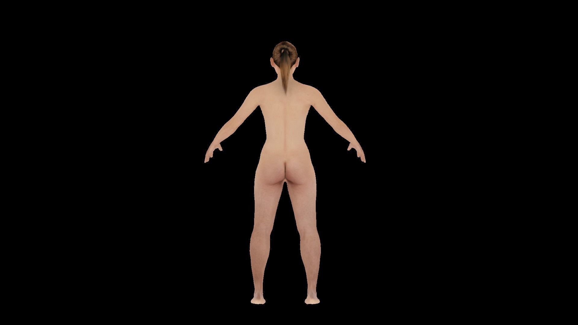 Model 3 nude man 3D model_4