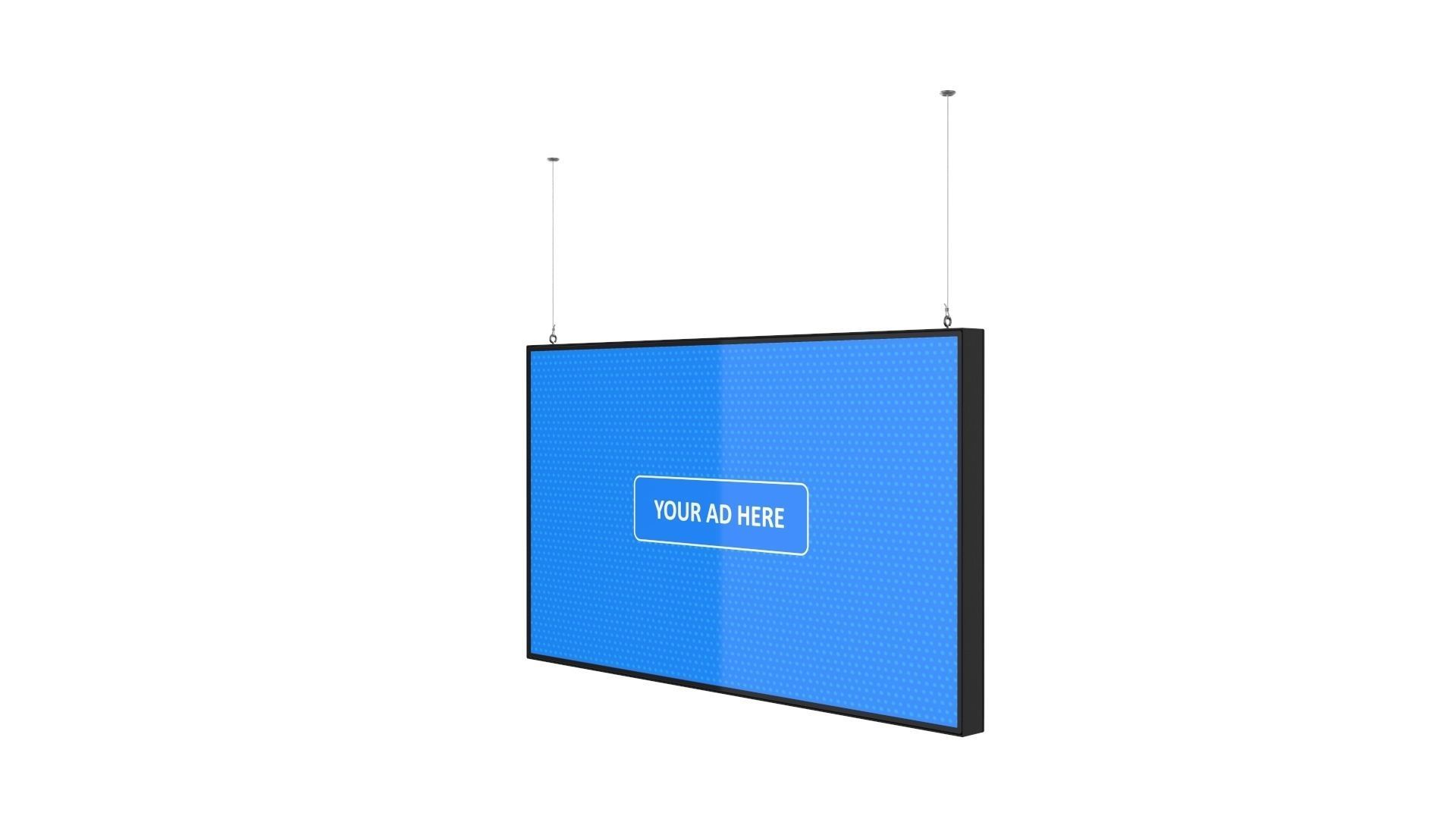 Digital Panel Horizontal 55 Inch 3D model_8