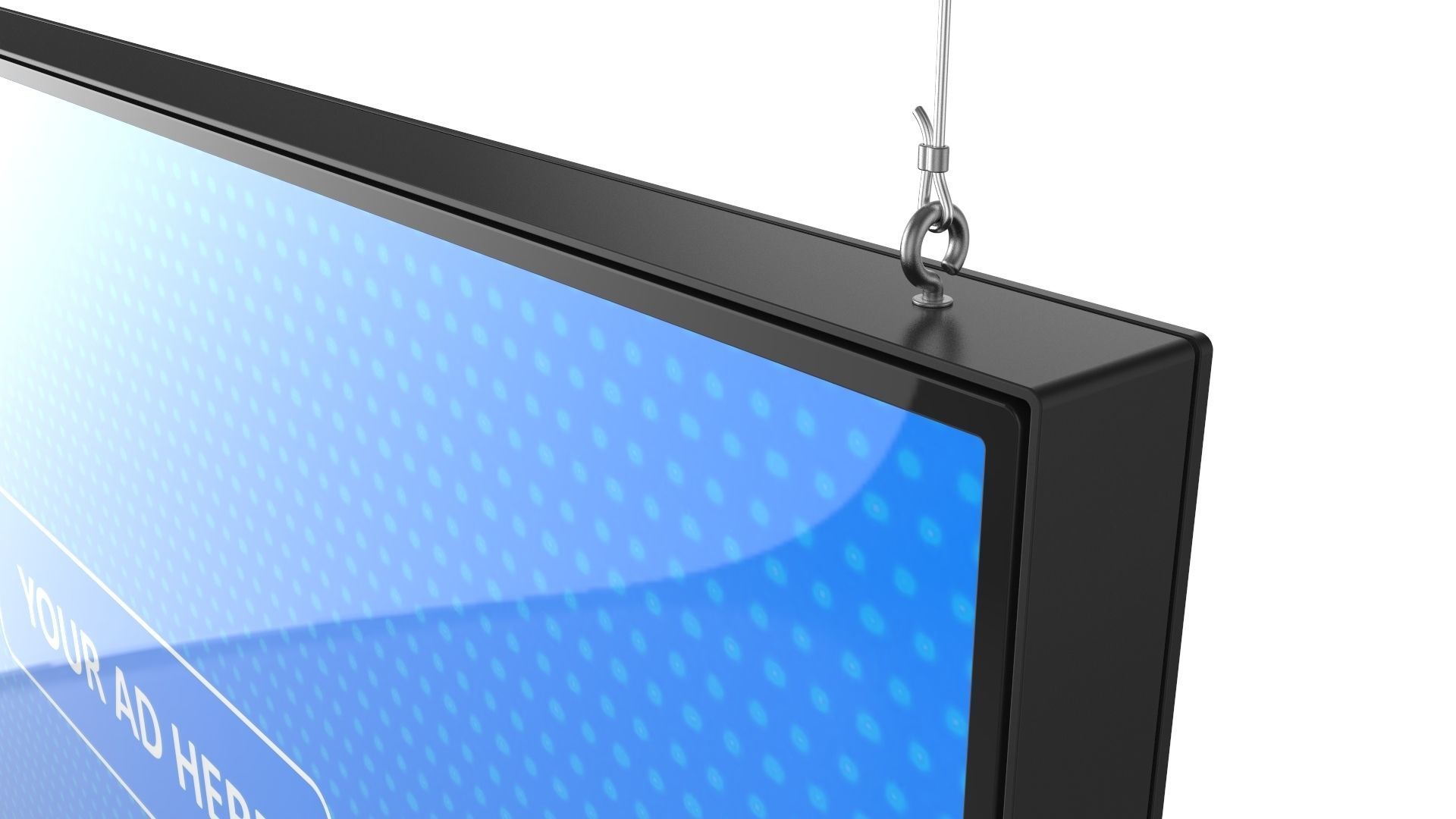 Digital Panel Horizontal 55 Inch 3D model_10