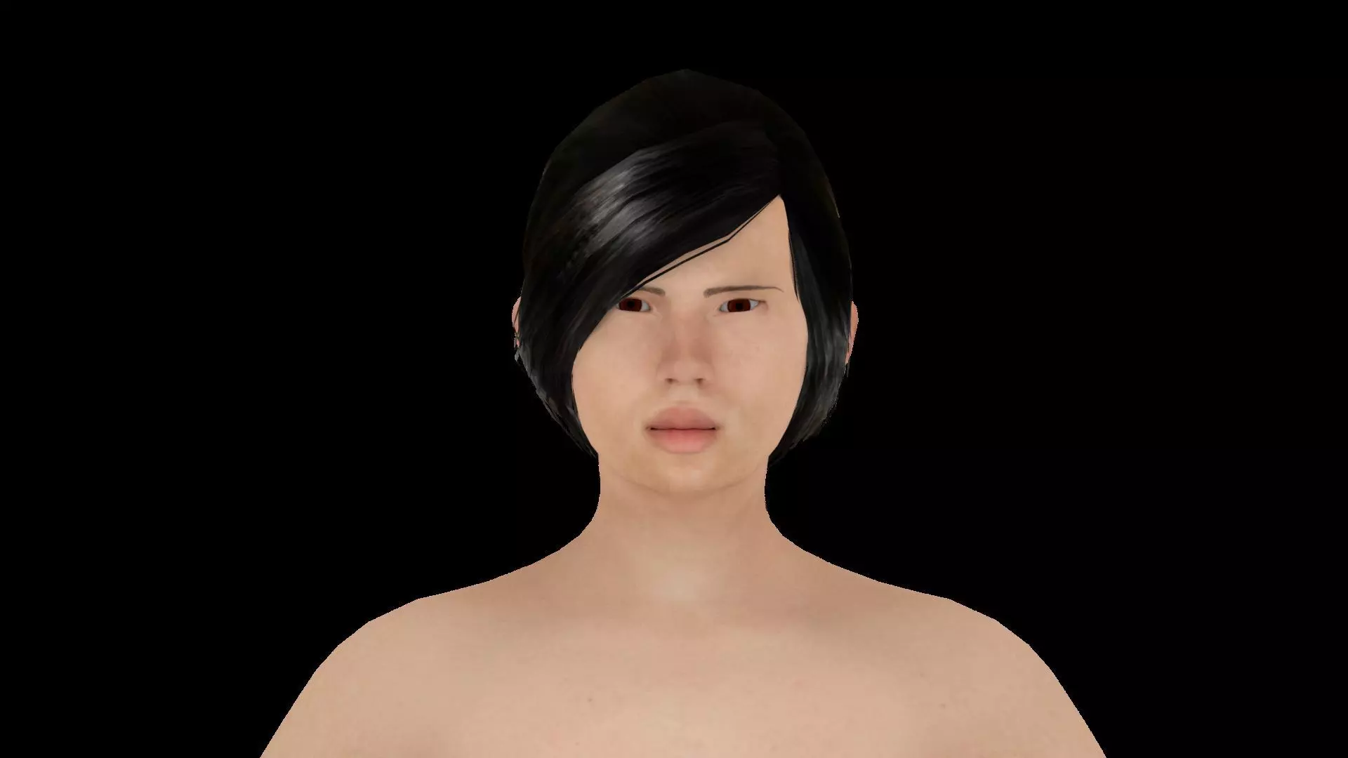 Model 10 nude female mannequin 3D model_0