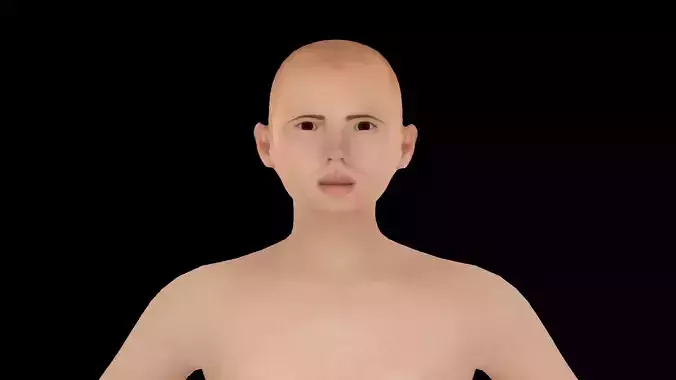 Model 12 male nude body animation