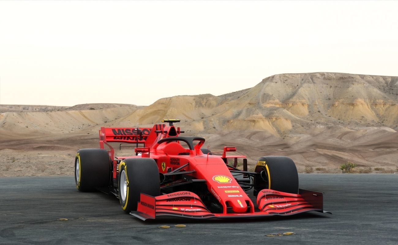 F1 Ferrari SF1000 Season 2020 3D model_8