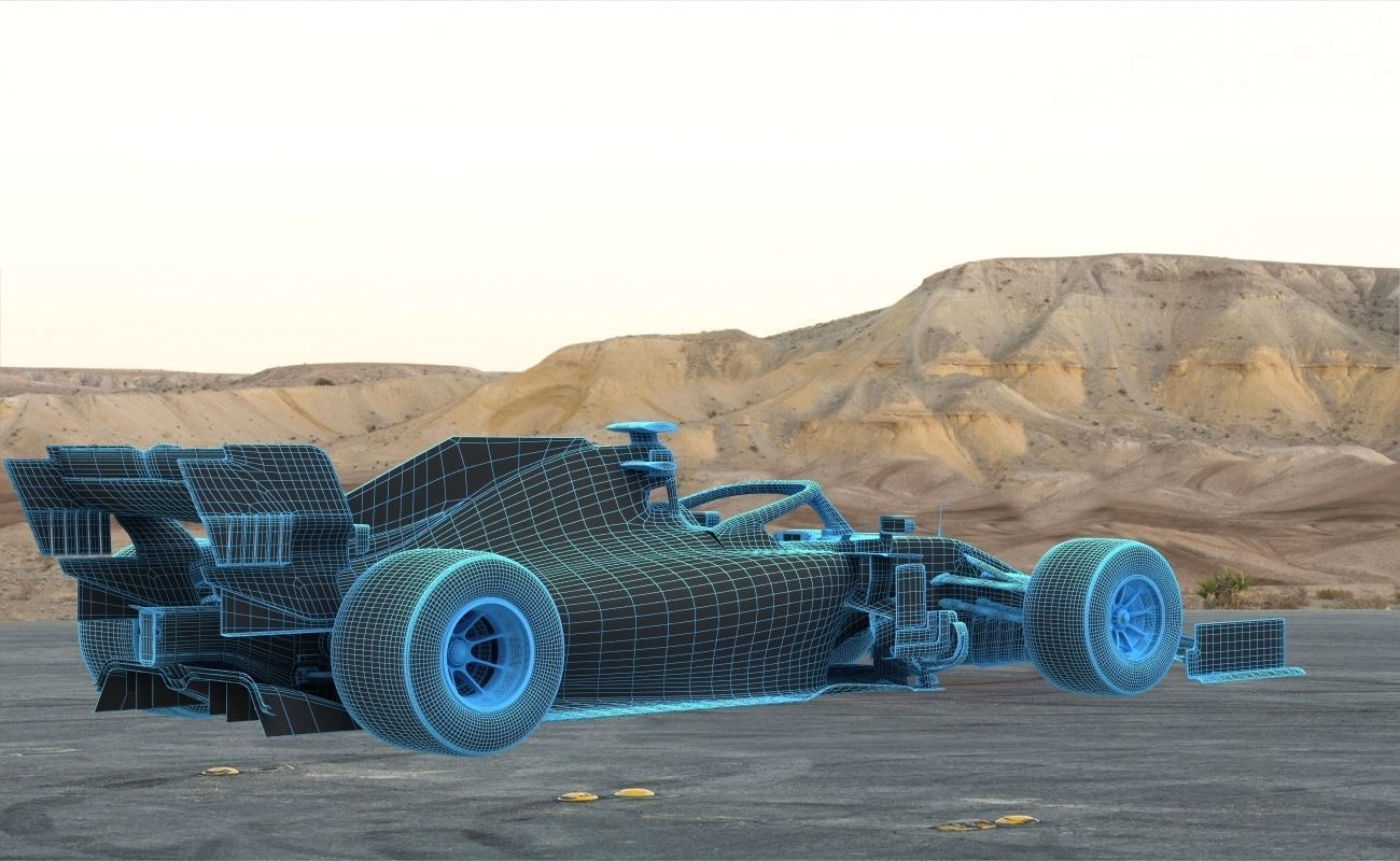 F1 Ferrari SF1000 Season 2020 3D model_14