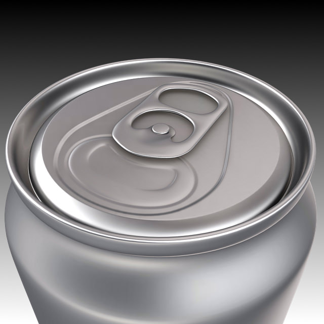 Aluminum Can 3D model_2