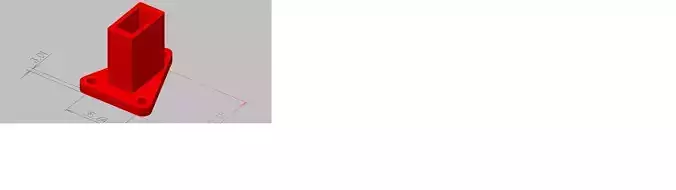 Shower curtain rail holder Free 3D print model