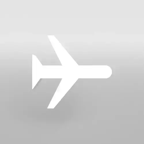 Airplane Mode Symbol v1 002 Low-poly 3D model