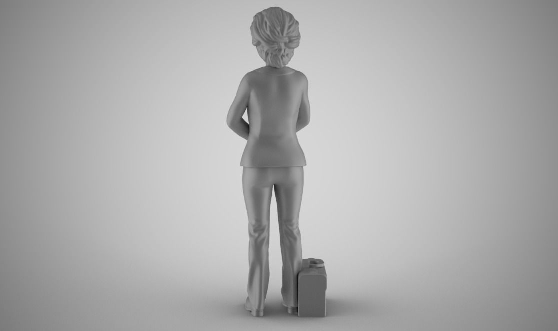 Lawyer 2 businessman in suit 3D print model_5