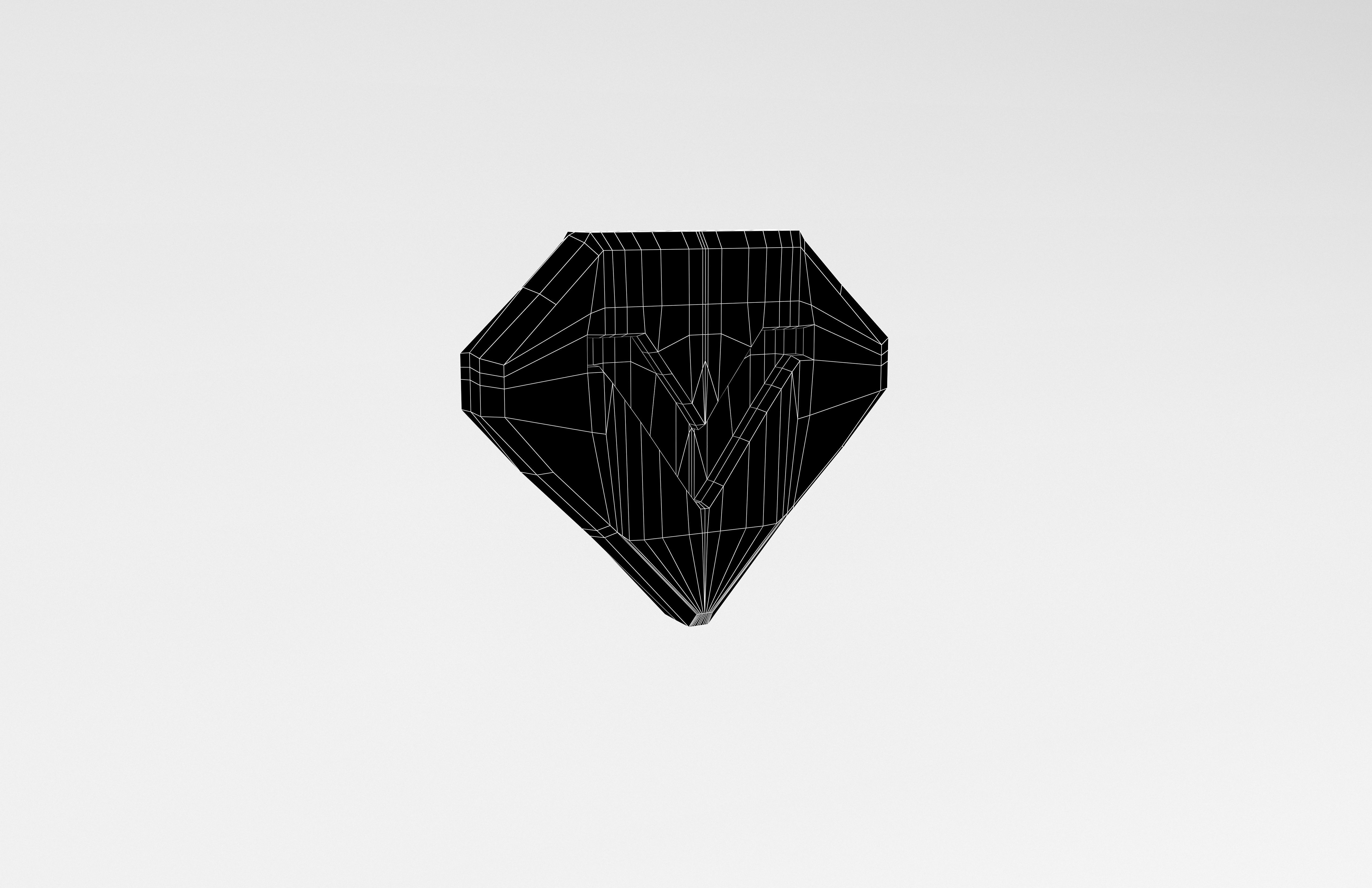Game VIP Symbol v1 002 Low-poly 3D model_7
