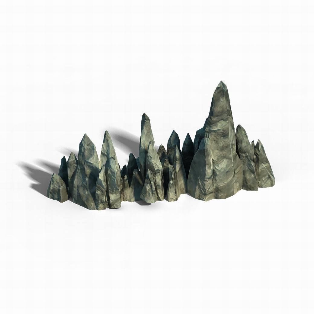 Ice chamber - stone material -02 3D model_1