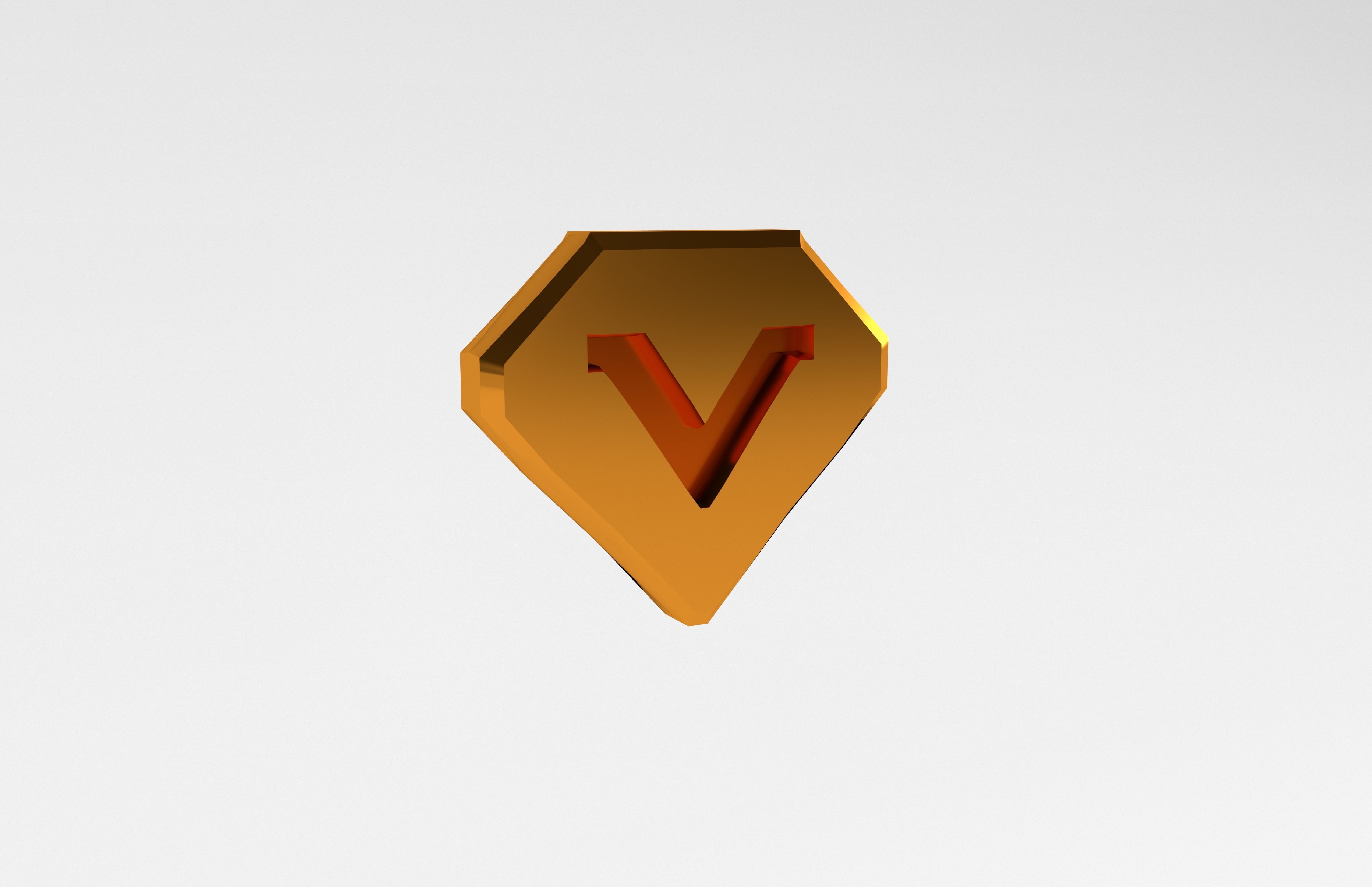 Game VIP Symbol v1 003 Low-poly 3D model_3