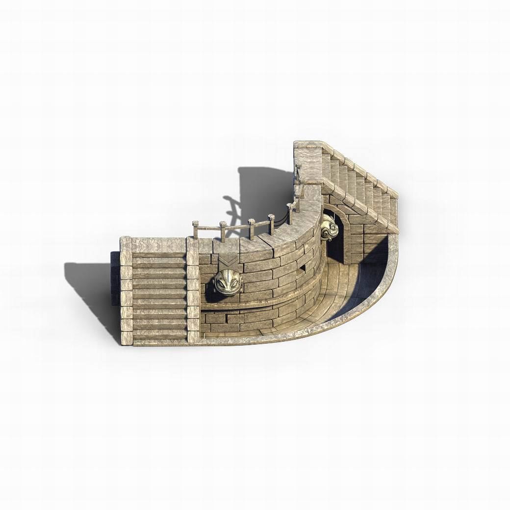 River Yang City - pawn shop pool refinement 3D model_3